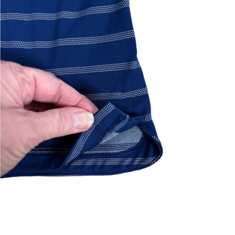 Nike Dri-Fit Men's Blue Standard Fit‎ Striped Performance Polo Shirt Sz. XL NWOT - Picture 7 of 13